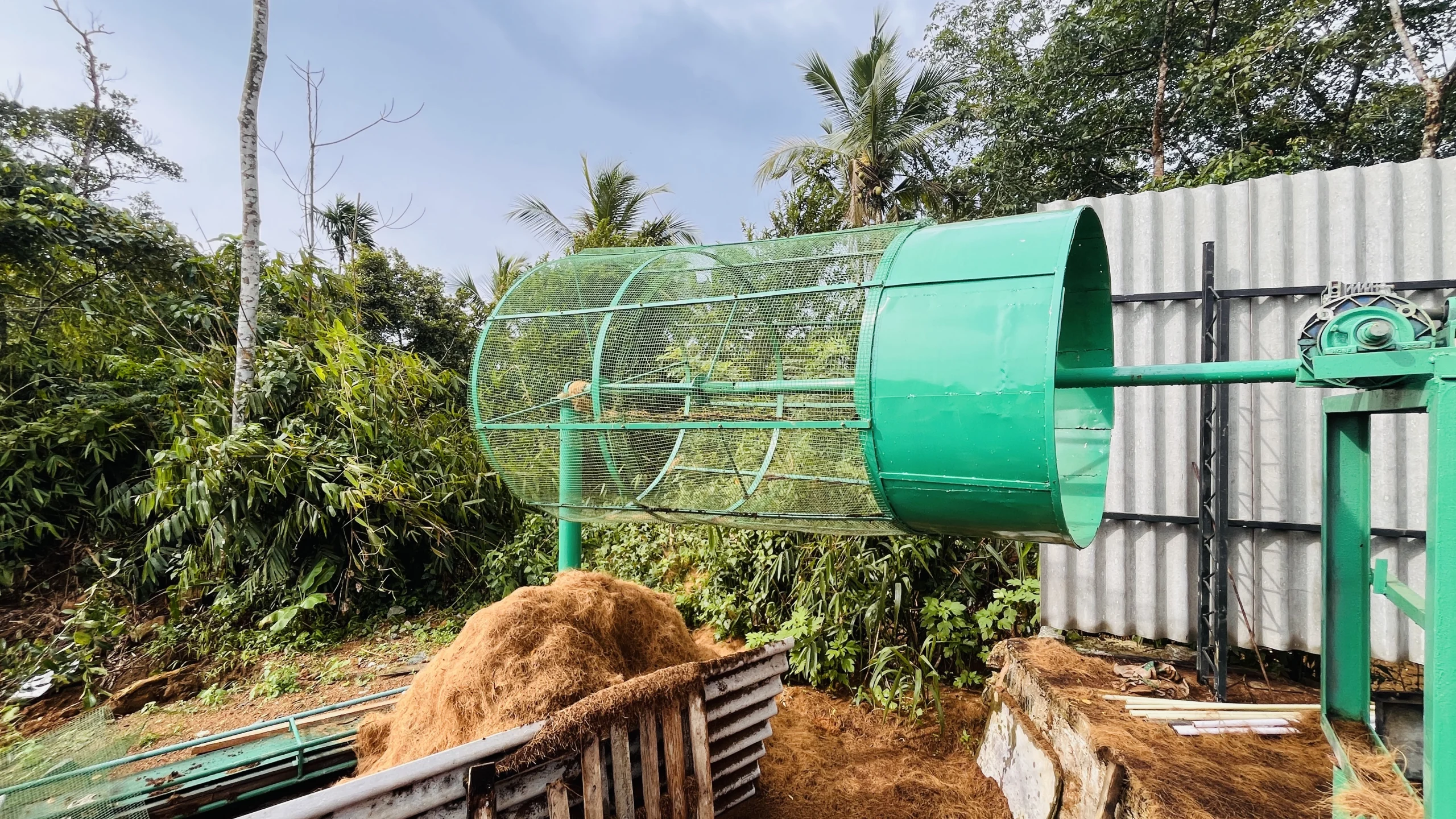 cocopeat for organic mushroom farming