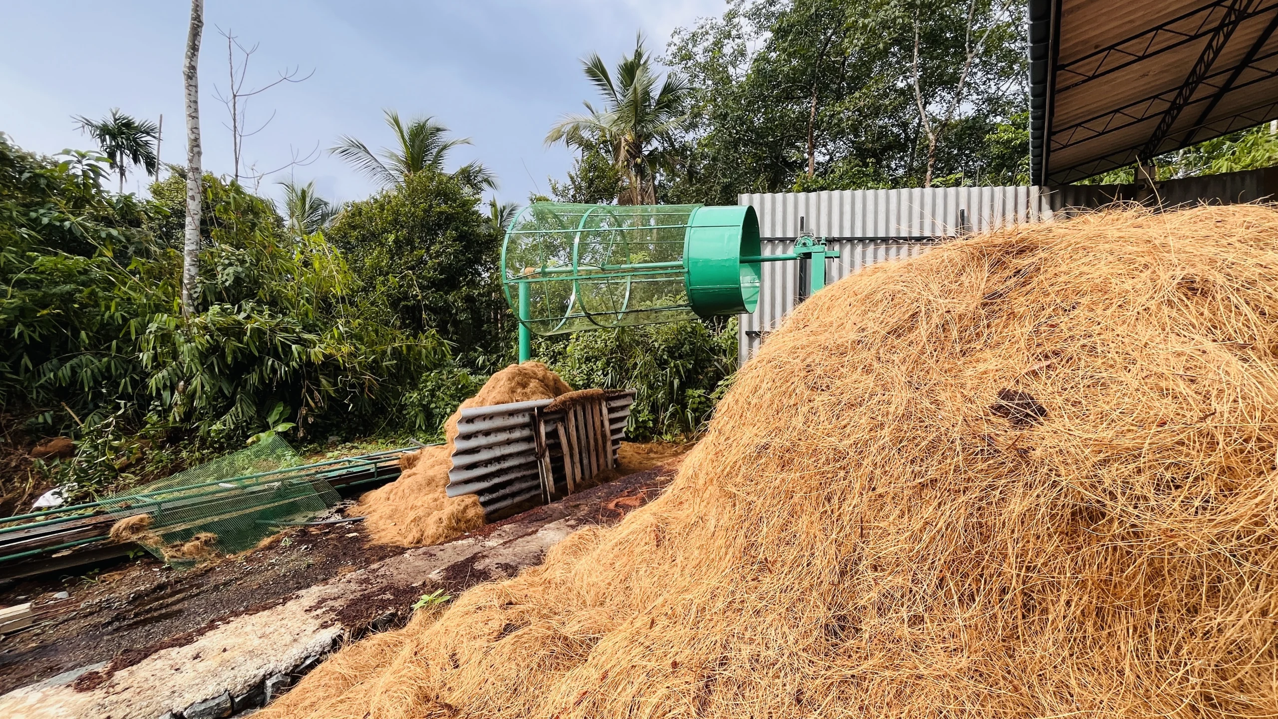 Eco farming with cocopeat
