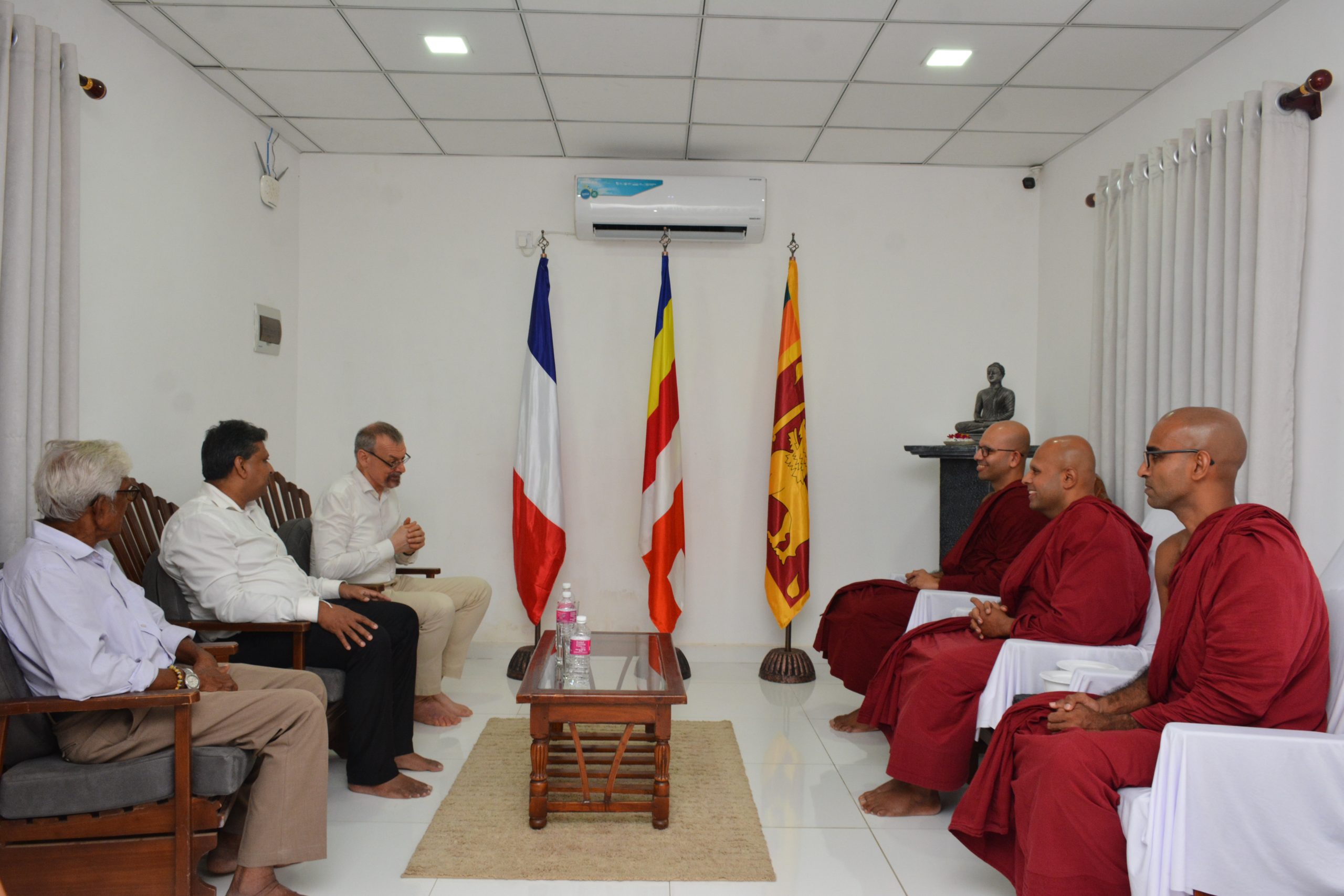 French Ambassador Rémi Lambert meeting with Vimukthi Foundation directors and leadership in Sri Lanka